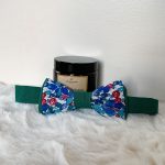 Noeud papillon fleurs