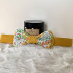 Noeud papillon fleurs